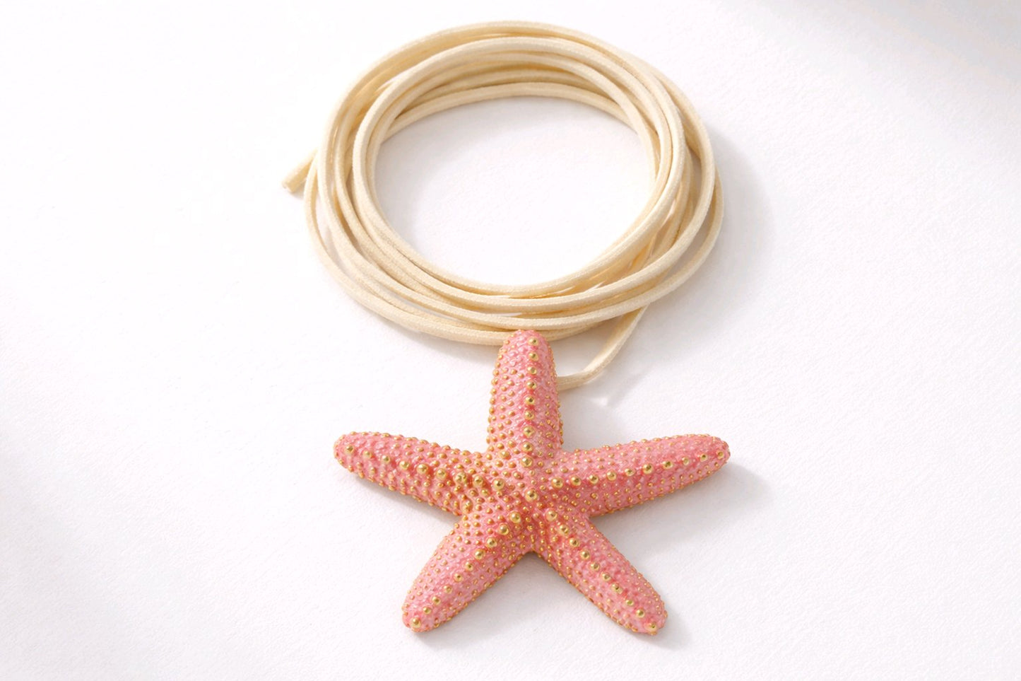 Colgante Estrella de Mar Rosa
