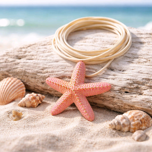 Colgante Estrella de Mar Rosa