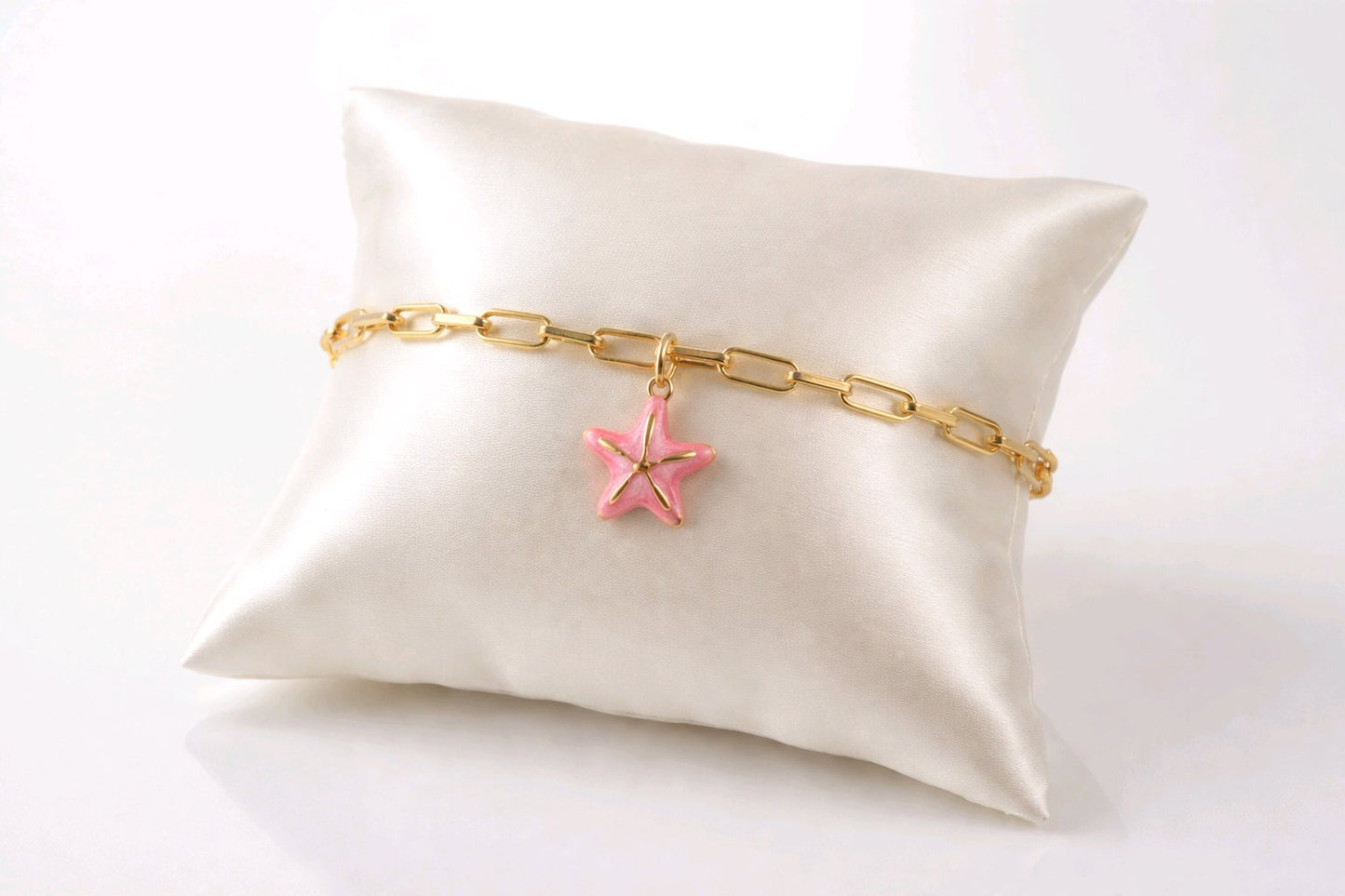 Pulsera Estrella de Mar Rosa