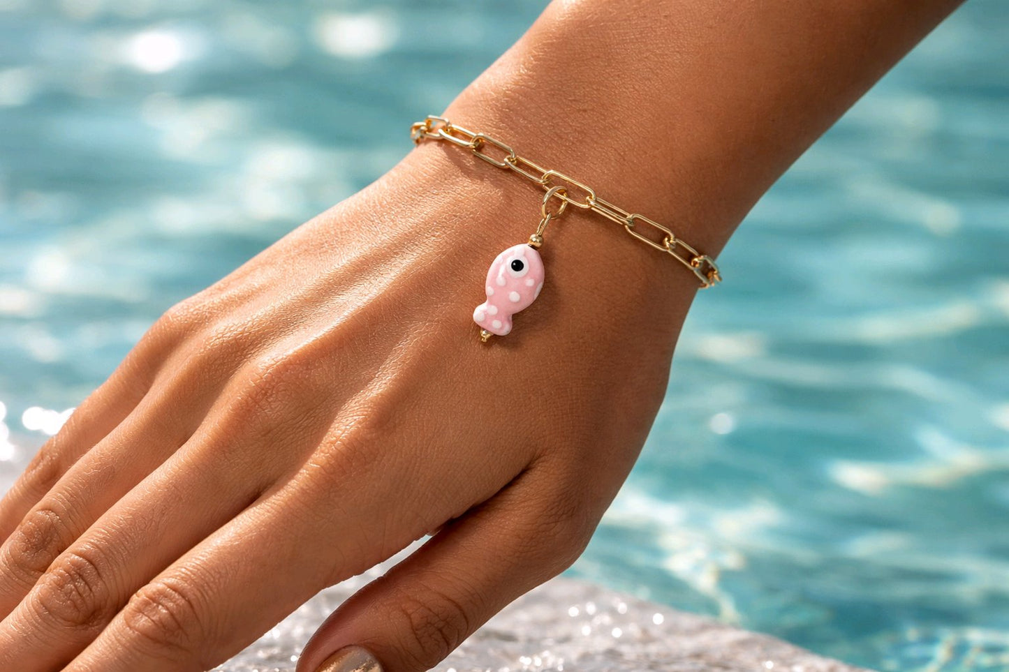 Pulsera Pez Rosa