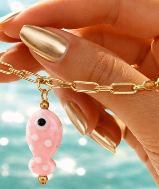 Pulsera Pez Rosa
